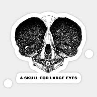 A Skull for Big Eyes Sticker
